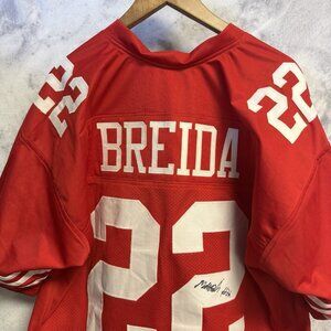 Matt Breida San Francisco 49ers Jersey Mens XL Red Signed Autograph